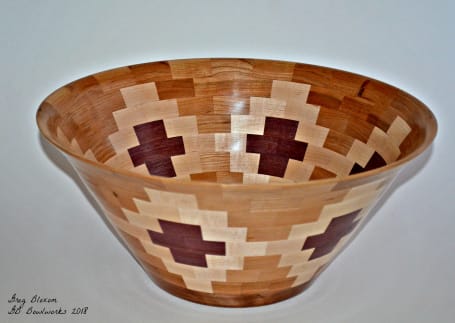 Hand turned wooden bowls